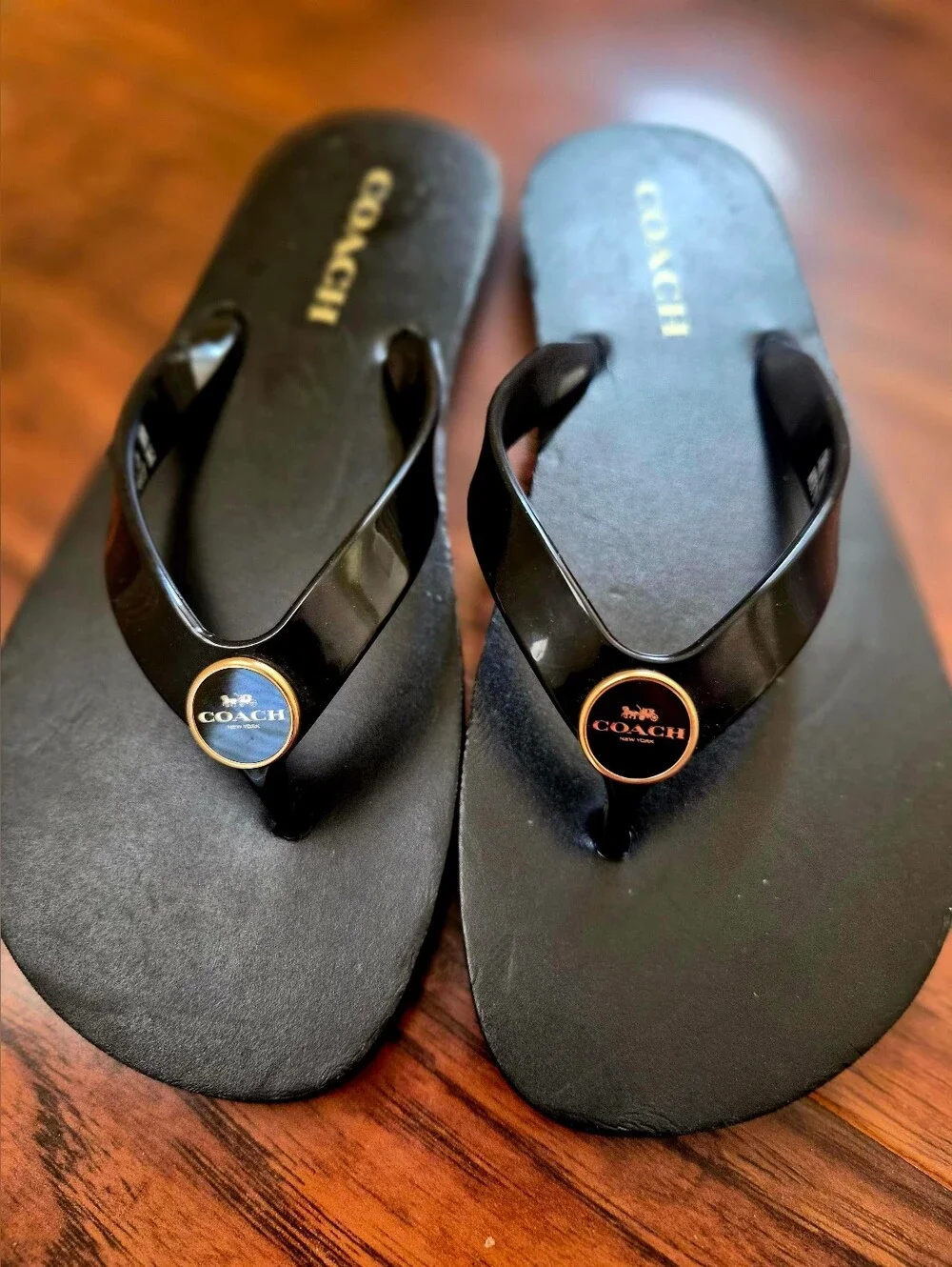 Coach Black Zayn Flip Flop